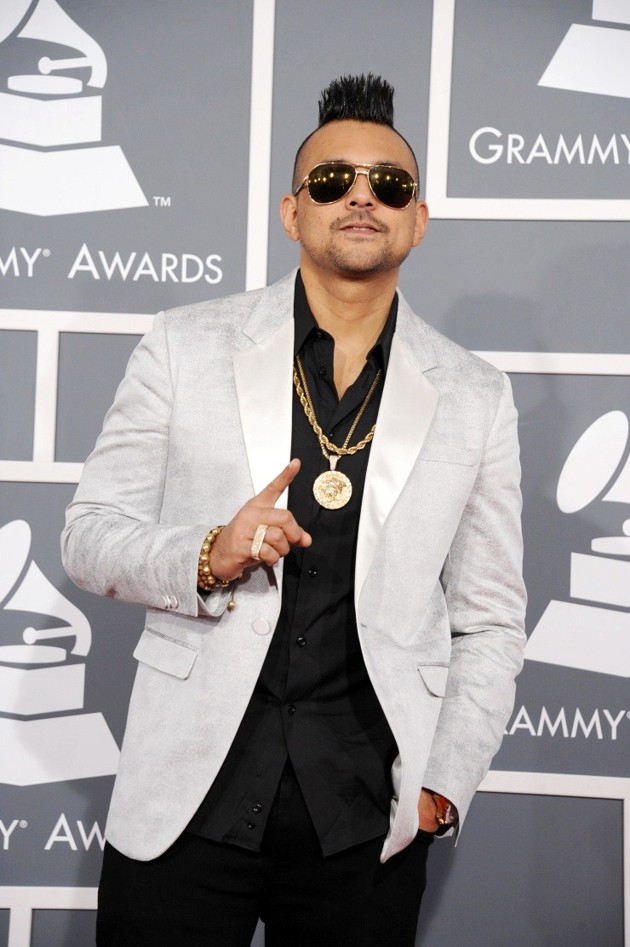 Gambar Foto Sean Paul di Red Carpet Grammy Awards 2013