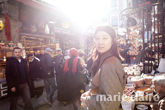 Gambar Foto Gong Hyo Jin di Majalah Marie Claire Edisi Maret 2013