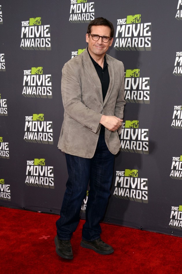 Gambar Foto Steve Carell di Red Carpet MTV Movie Awards 2013