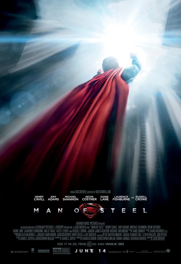 Gambar Foto Poster Film 'Man of Steel'