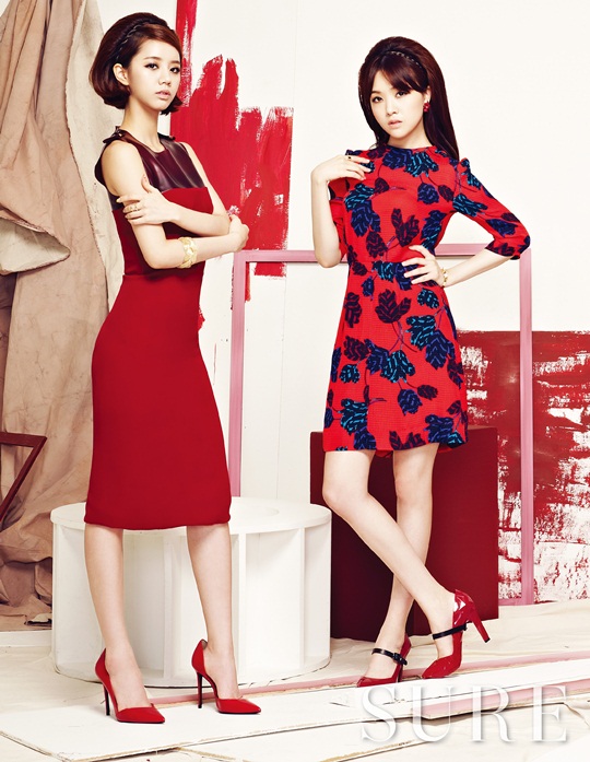 Gambar Foto Hyeri dan Minah Girl's Day di Majalah Sure Edisi Agustus 2013