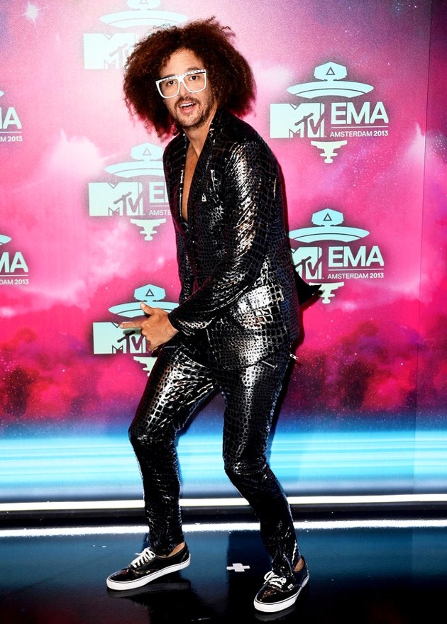 Gambar Foto Redfoo di Red Carpet MTV EMAs 2013