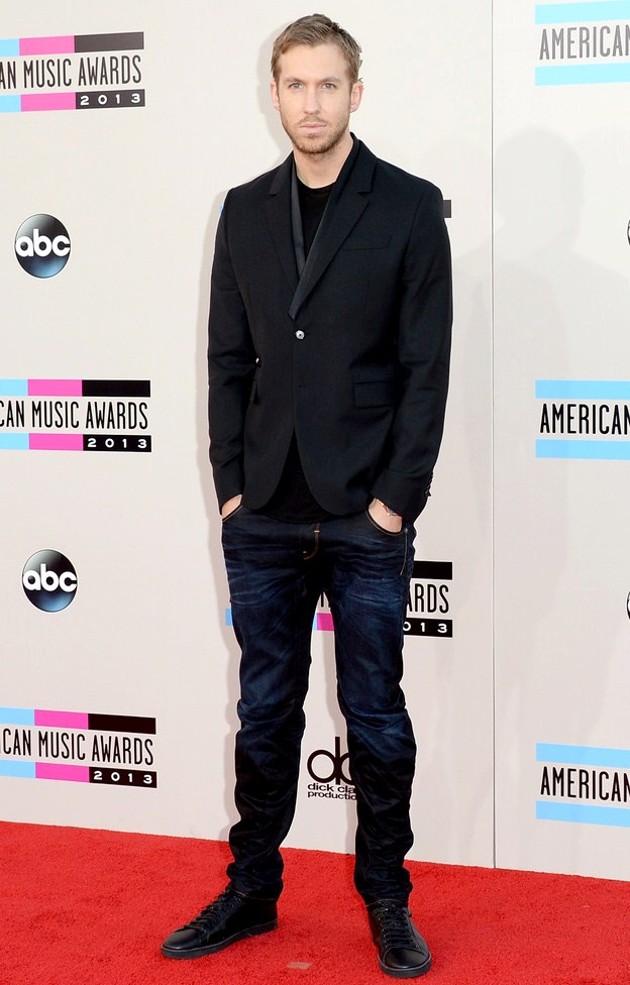Gambar Foto Calvin Harris di Red Carpet American Music Awards 2013
