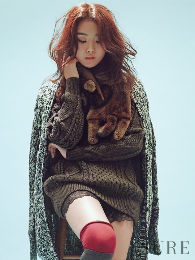 Gambar Foto Song Ji Eun Secret di Majalah Sure Edisi Desember 2013