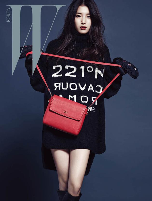 Gambar Foto Suzy miss A di Majalah W Korea Edisi Desember 2013