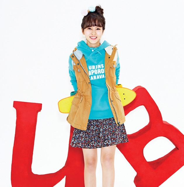 Gambar Foto Kim So Hyun Kampanye Unionbay Musim Semi 2014