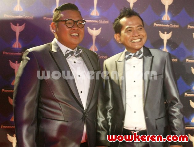 Gambar Foto Reza Bukan dan Farid Aja di Red Carpet Panasonic Gobel Awards 2014