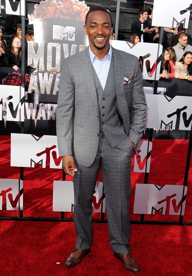 Gambar Foto Anthony Mackie di MTV Movie Awards 2014