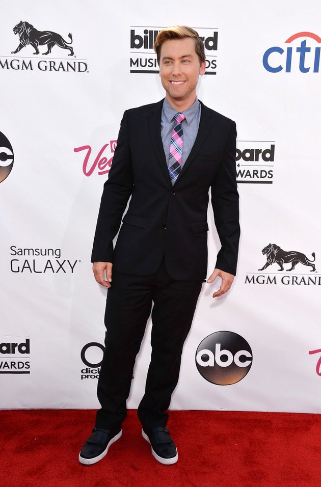 Gambar Foto Lance Bass di Red Carpet Billboard Music Awards 2014