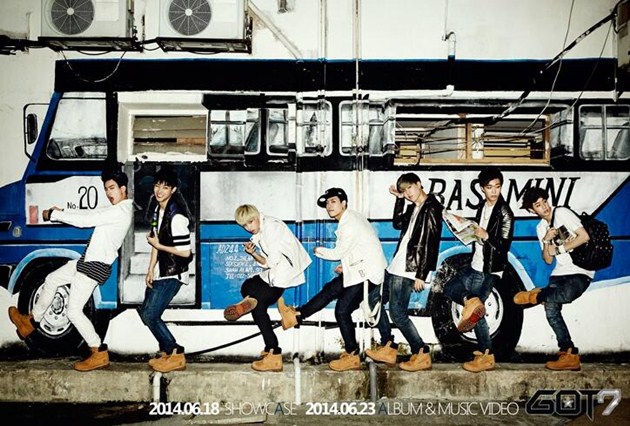 Gambar Foto GOT7 di Foto Promo Mini Album ke-2 'A'