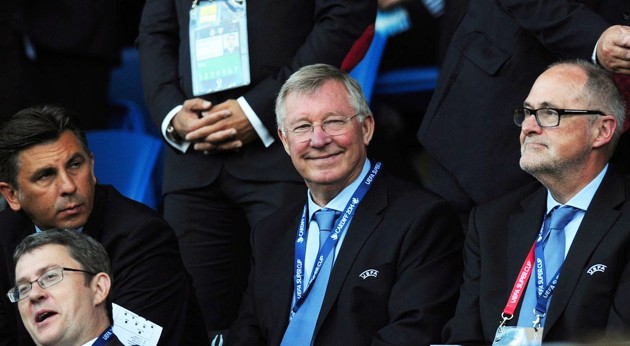 Gambar Foto Alex Ferguson Hadir di Final Piala Super Eropa 2014