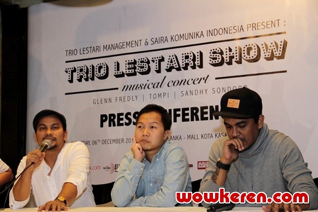 Gambar Foto Trio Lestari Adakan Press Conference 'Trio Lestari Show Musical Concert'