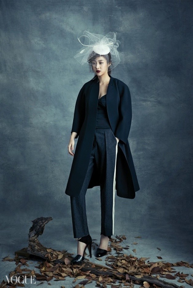 Gambar Foto Kang Sora di Majalah Vogue Korea Edisi Desember 2014
