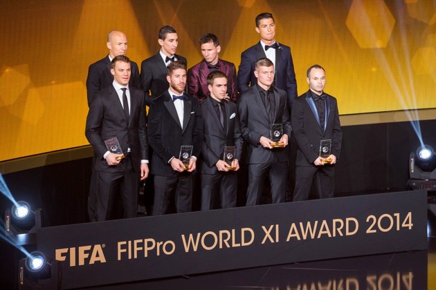 Gambar Foto Inilah Pemain yang Terpilih di 2014 FIFA FIFPro World XI