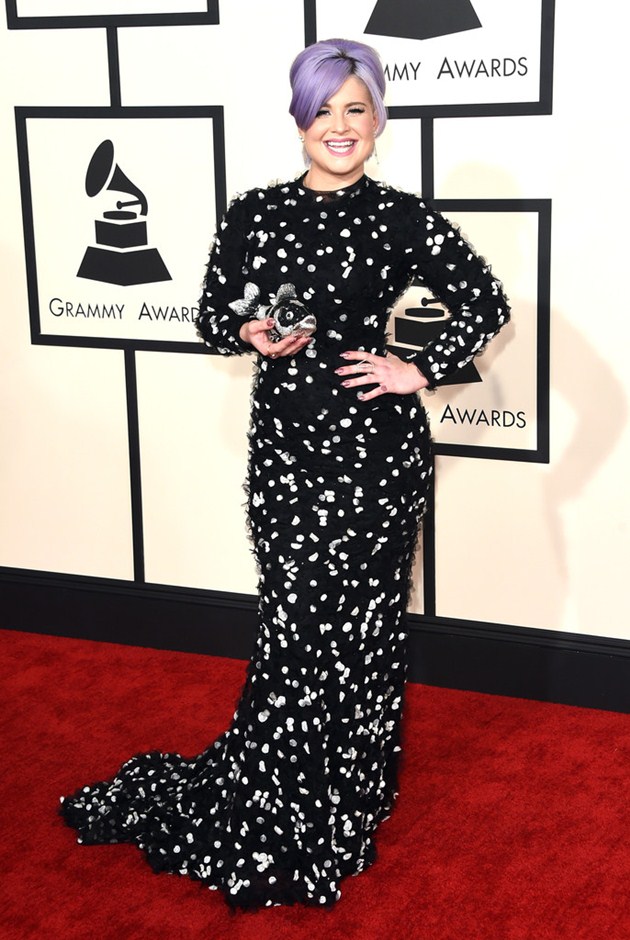 Gambar Foto Kelly Osbourne di Red Carpet Grammy Awards 2015