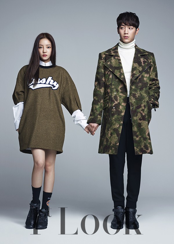 Gambar Foto Goo Hara dan Seo Kang Joon di Majalah Majalah 1st Look Vol.80