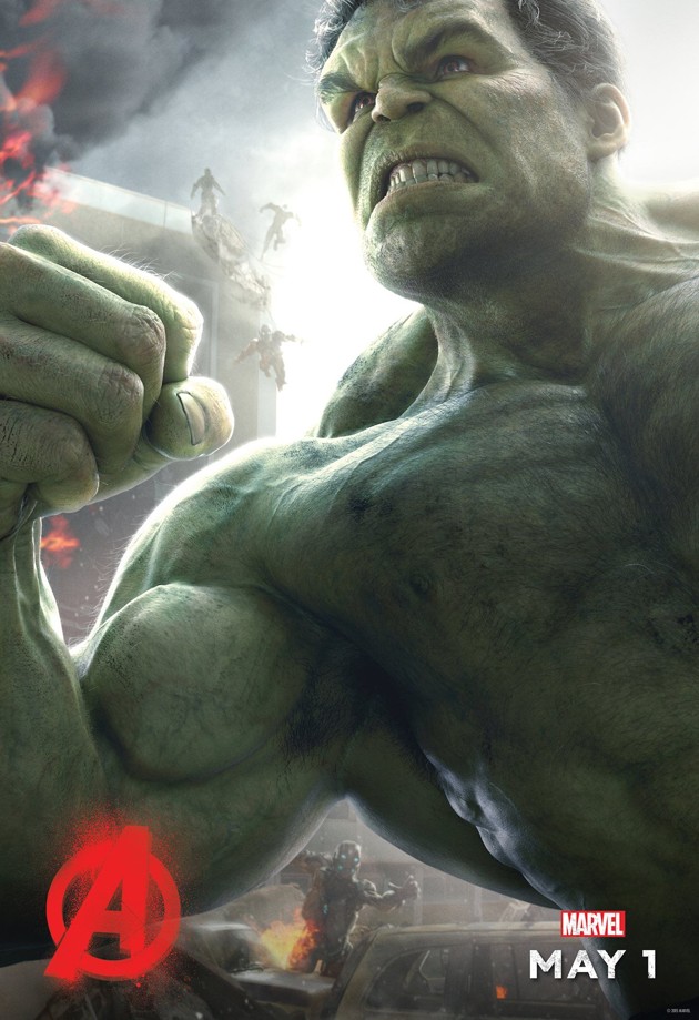 Gambar Foto Poster Karakter Hulk di Film 'Avengers: Age of Ultron'