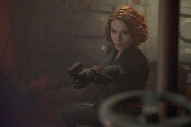 Gambar Foto Scarlett Johansson Perankan Black Widow di Film 'Avengers: Age of Ultron'