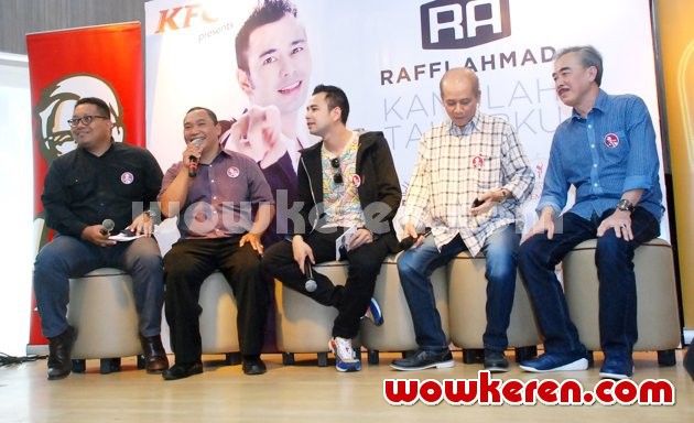 Gambar Foto Raffi Ahmad Saat Launching Album 'Kamulah Takdirku'