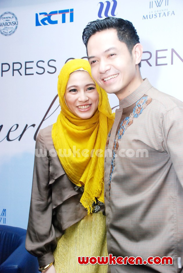 Gambar Foto Alyssa Soebandono dan Dude Harlino di Jumpa Pers Acara 'Gelar Gemerlap Ramadhan'