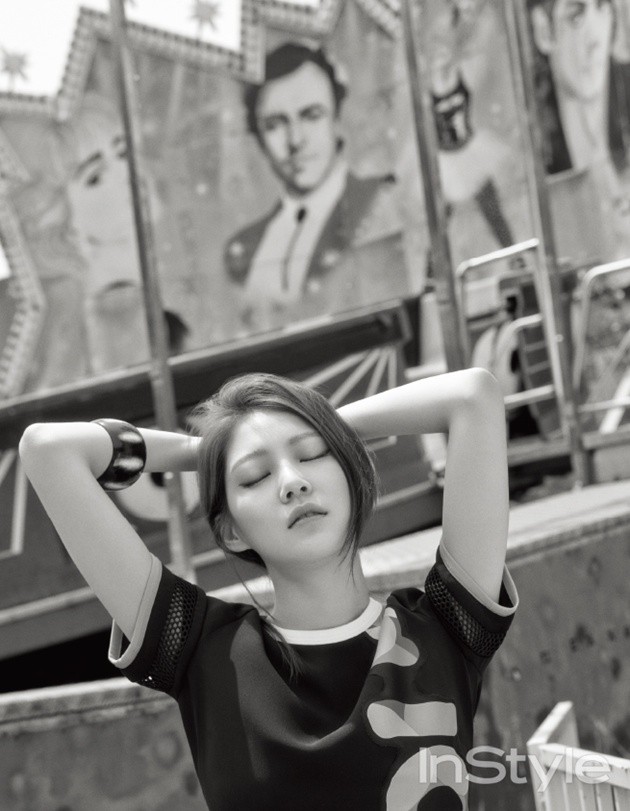 Gambar Foto Gong Seung Yeon di Majalah InStyle Edisi Juni 2015