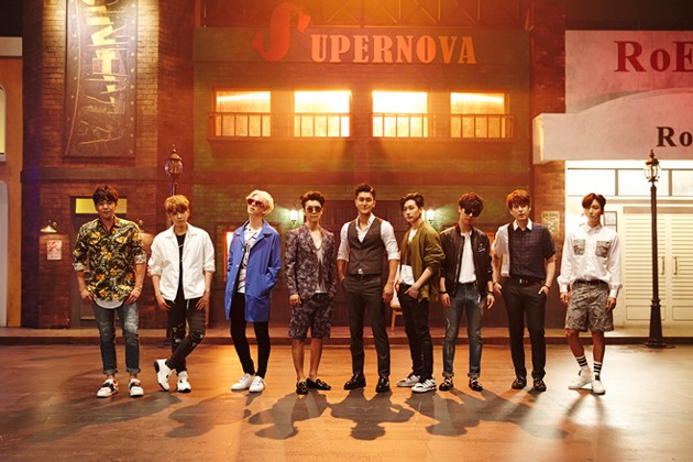 Gambar Foto Super Junior Saat Syuting MV 'Devil'