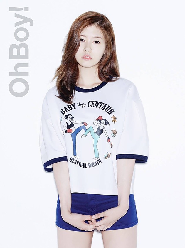 Gambar Foto Jung So Min di Majalah OhBoy! Edisi Agustus 2015