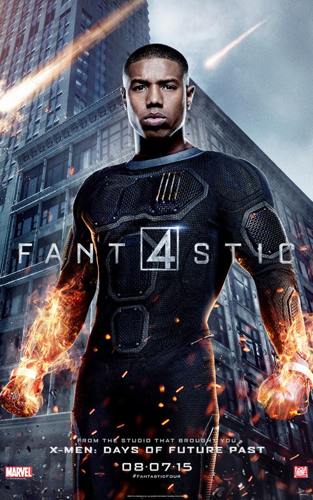 Gambar Foto Poster Karakter Johnny Storm di Film 'The Fantastic Four'