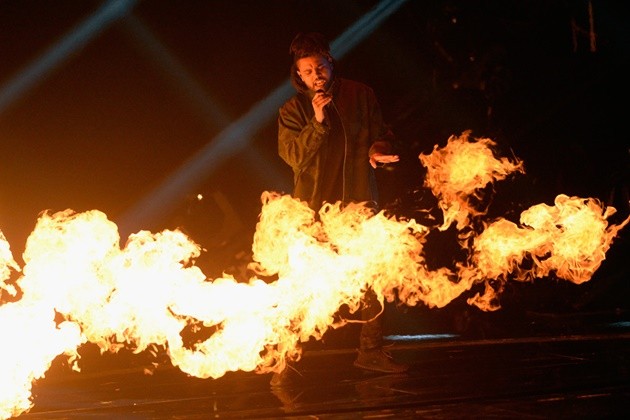 Gambar Foto The Weeknd di MTV Video Music Awards 2015