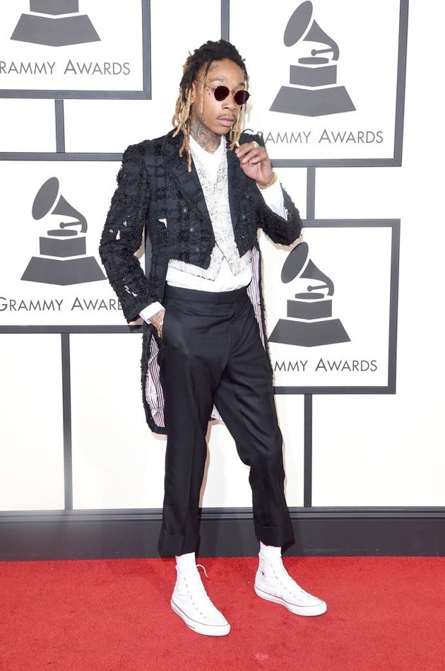 Gambar Foto Wiz Khalifa di Red Carpet Grammy Awards 2016
