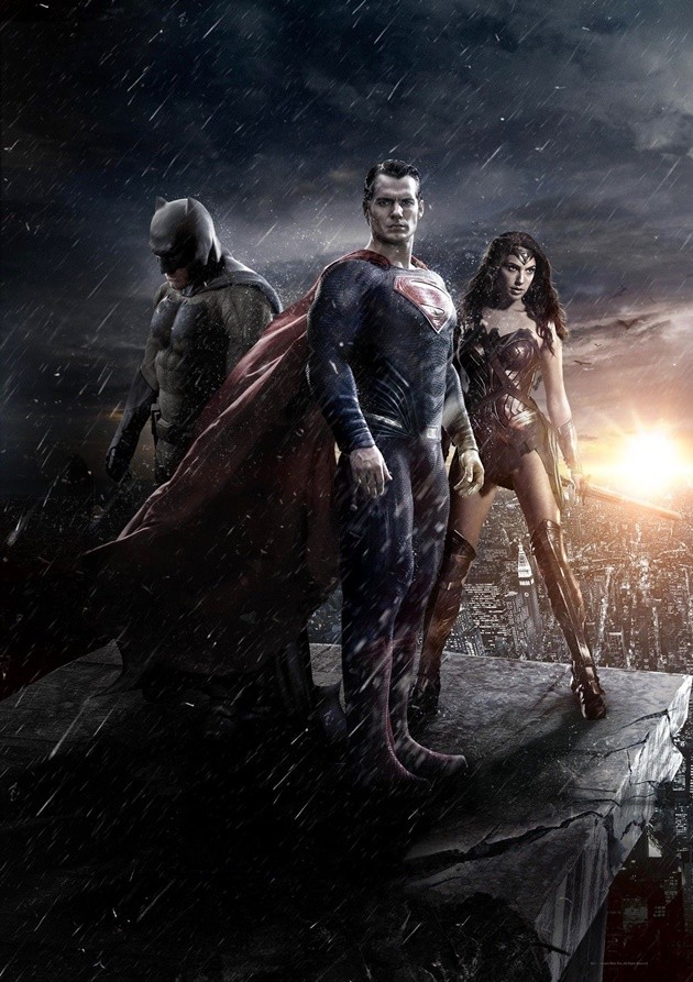 Gambar Foto Ben Affleck, Henry Cavill dan Gal Gadot di Film 'Batman v Superman: Dawn of Justice'