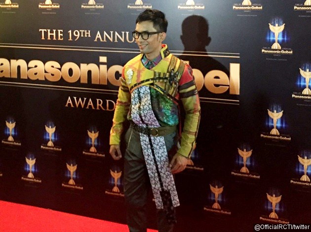 Gambar Foto Indra Herlambang di Malam Puncak Panasonic Gobel Awards 2016