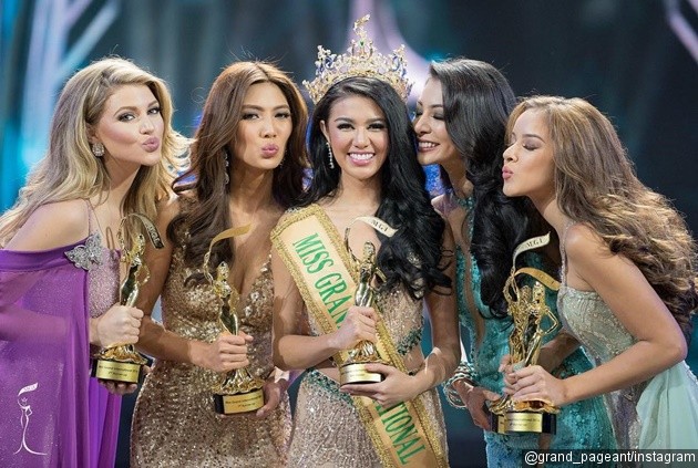 Gambar Foto Puerto Riko, Filipina, Indonesia, Thailand dan Amerika Serikat 5 Besar Miss Grand International 2016