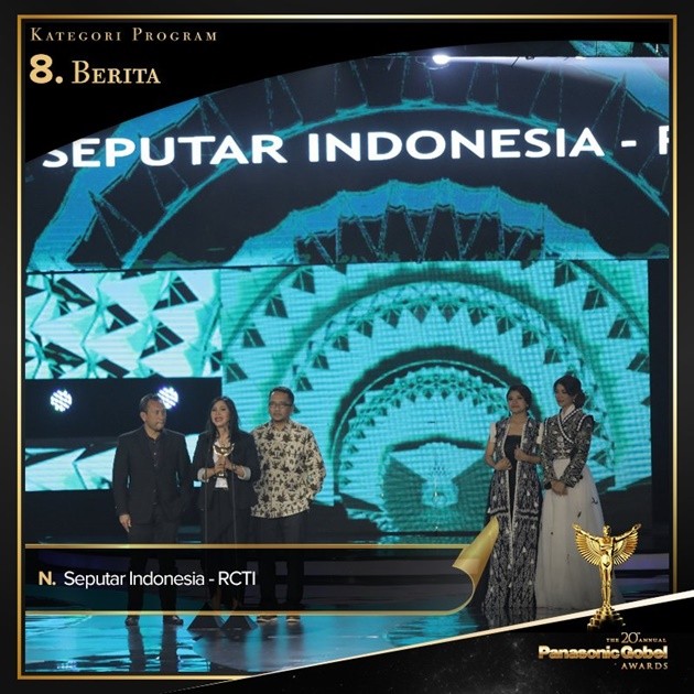 Gambar Foto 'Seputar Indonesia' kembali menjadi juara kategori Program Berita Terbaik.