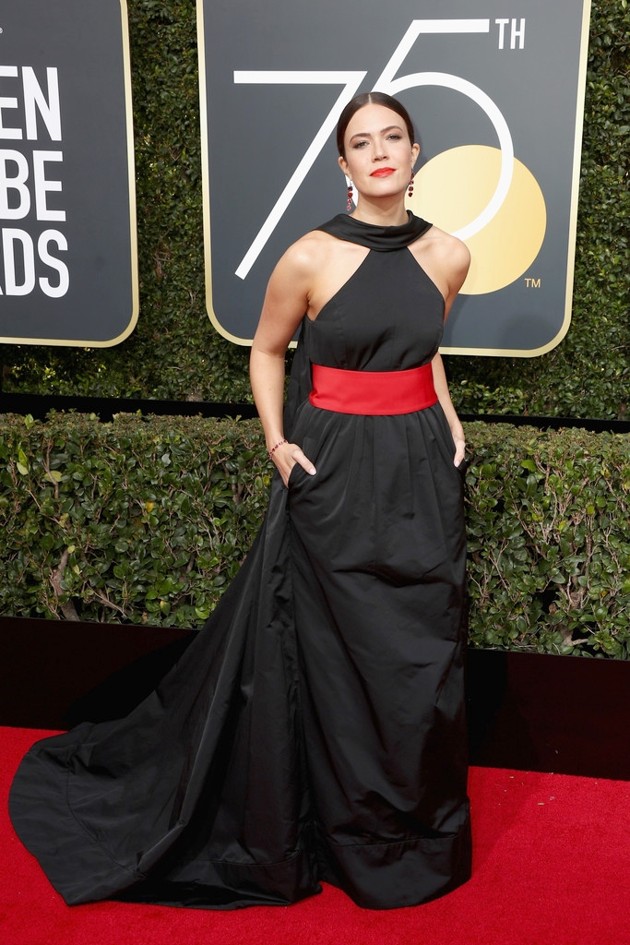 Gambar Foto Mandy Moore ikut menjadi nominasi Best Supporting Actress di Golden Globe Awards 2018.