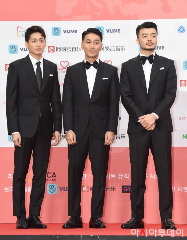 Gambar Foto Namolla Family di Gaon Chart Music Awards 2018