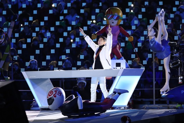 Gambar Foto DJ Raiden ikut menyemarakkan penutupan Olimpiade Musim Dingin Pyeongchang 2018,
