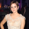 Emma Watson di pesta perayaan Harry Potter and the Deathly Hallows Part II di London