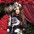 Lea Michelle dalam balutan gaun Lanvin di majalah Harper's Bazaar