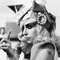 Pemotretan Lady GaGa dalam Video Musik Telephone