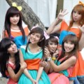 Cherry Belle saat mengisi acara di salah satu program musik