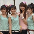 Cherry Belle saat mengisi acara di salah satu program musik