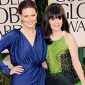 Emily dan Zooey Deschanel di Red Carpet Golden Globes 2012