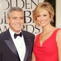 George Clooney dan Stacy Keibler di Red Carpet Golden Globes 2012
