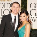 Channing Tatum dan Jenna Dewan di Red Carpet Golden Globes 2012