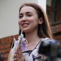 Rianti Cartwright di Pembukaan Bale Bale Cikajang Spa