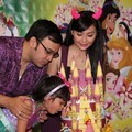 Tessa Kaunang dan Sandy Tumiwa di Perayaan Ulang Tahun Asha