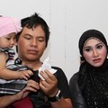 Faank Wali dan Keluarga Saat Ditemui di Kawasan Pancoran