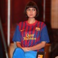 Luna Maya di Launching Akademi Sepakbola FCB Escola Indonesia