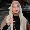 Rachel Maryam di Syukuran Produksi 'Rectoverso'